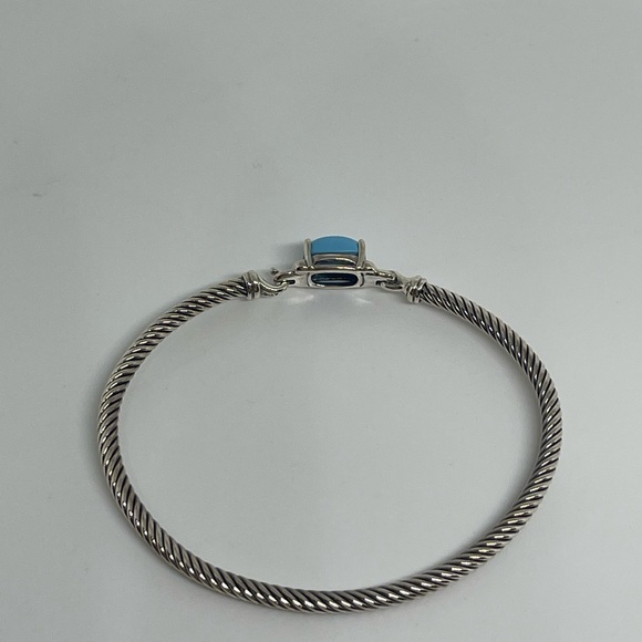 David Yurman Turquoise Petite Chatelaine Bracelet - Picture 6 of 11